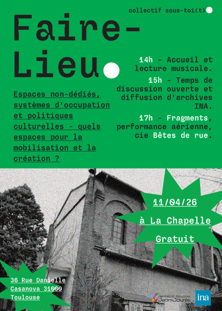 Faire Lieu collectif sous toi(t)